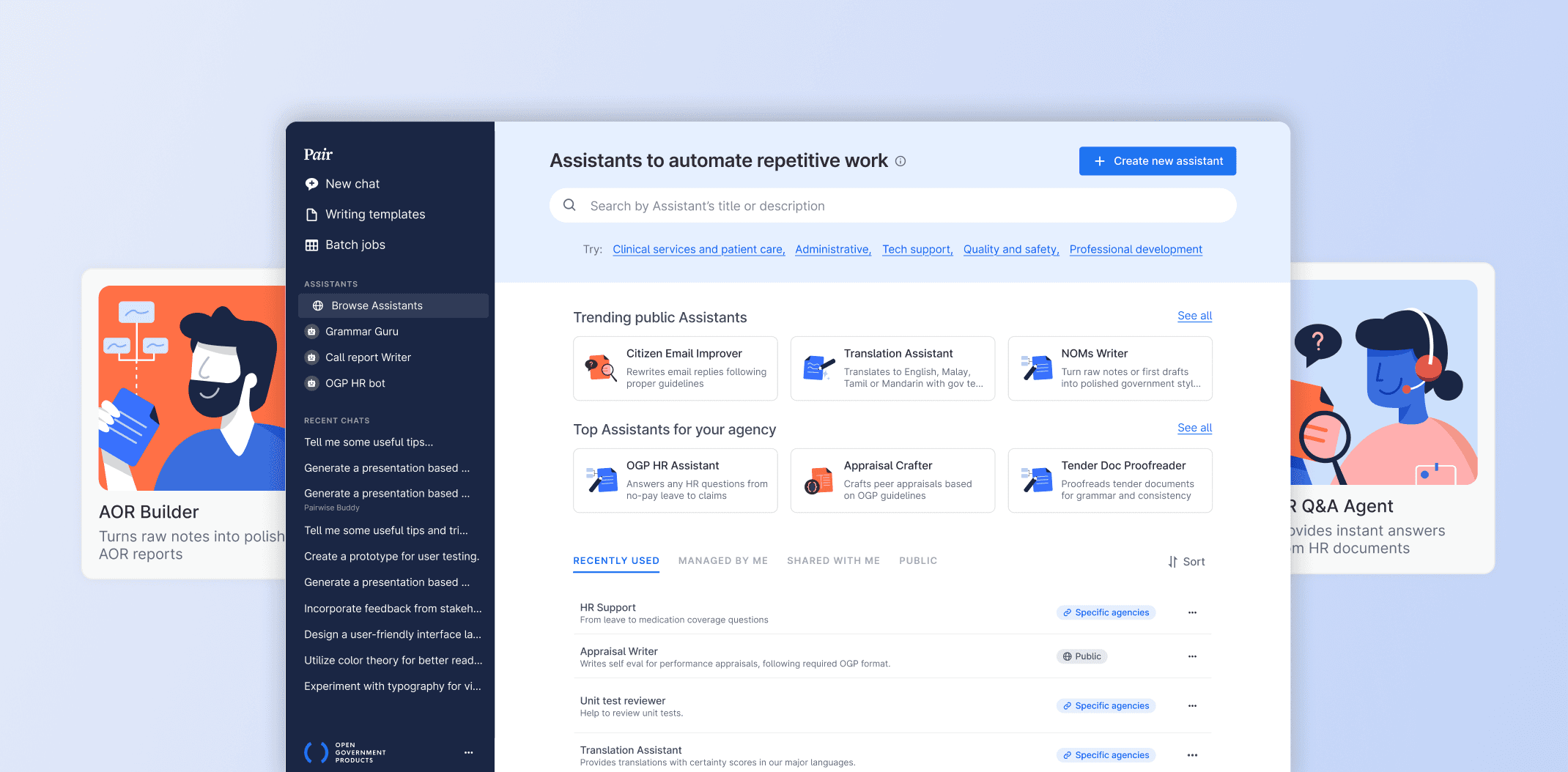 Assistants Marketplace